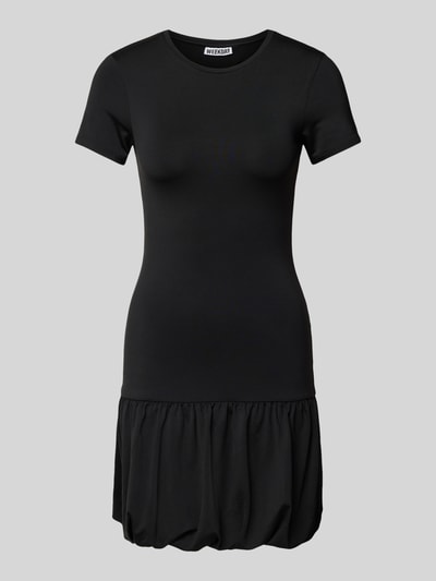 WEEKDAY T-Shirt-Kleid mit Rundhalsausschnitt Modell 'Daisy' Black 2