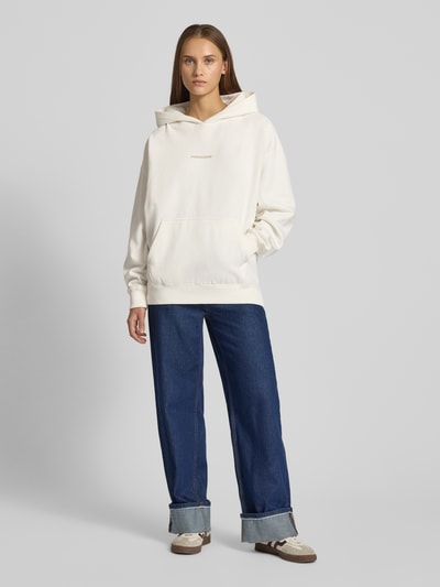 Pegador Oversized Hoodie mit Logo-Print Modell 'Atna' Offwhite 1