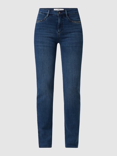 Brax Jeans in schmaler Passform mit Stretch-Anteil Modell 'Shakira' Jeansblau Melange 2