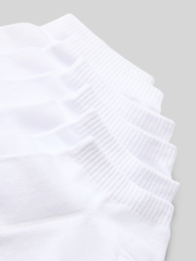 Productfoto, witte sokken van katoenmix met ribstructuur, set van 6, model 'LOW CUT LOGO COTTON 6P' van levi's®, Heren sokken