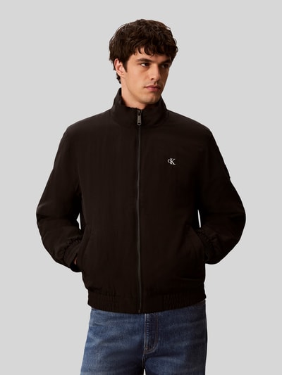 Calvin Klein Jeans Regular Fit Blouson mit Label-Patch Black 4