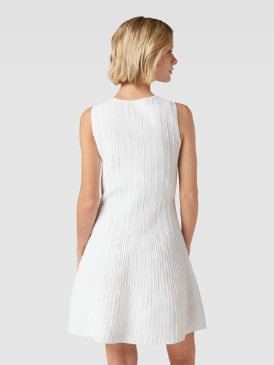 Jake*s Collection Ärmelloses Cocktailkleid mit Streifenmuster Offwhite 5