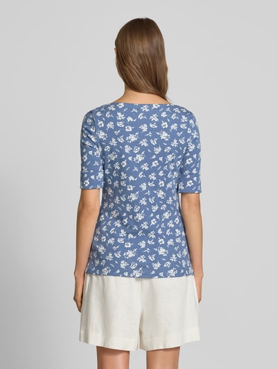 Lauren Ralph Lauren T-Shirt mit 1/2-Arm Modell 'JUDY' Bleu Melange 5