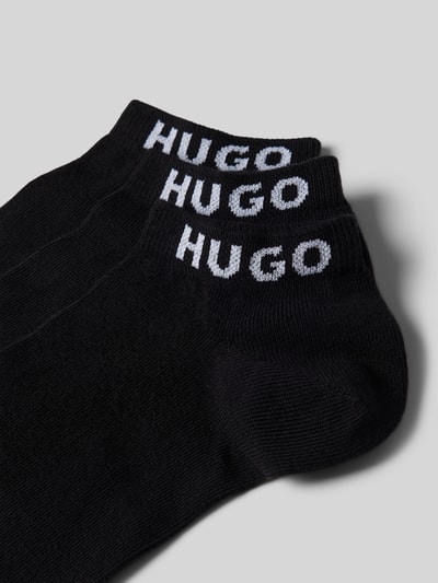 HUGO Socken mit Label-Print im 3er-Pack Black 2