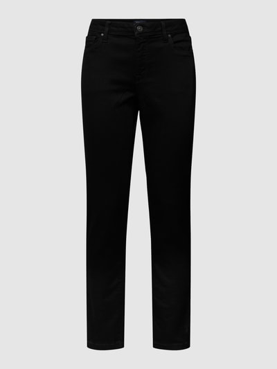 Raffaello Rossi Jeans mit Label-Patch Modell 'Vic' Black 2