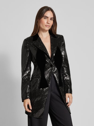 Emporio Armani Blazer met pailletten Zwart - 4