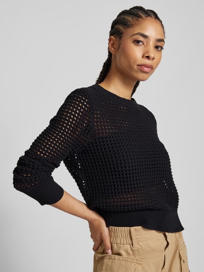 Levi's® Strickpullover mit Lochmuster Black 3