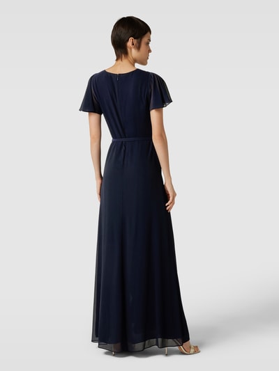 Lauren Dresses Sukienka wieczorowa z paskiem w talii model ‘FARRYSH’ Granatowy 5
