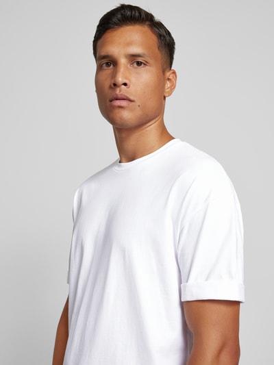 Drykorn T-shirt met ronde hals, model 'THILO' Wit - 3