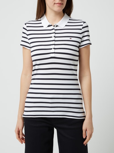 Tommy Hilfiger Slim Fit Poloshirt aus Piqué Marine 4