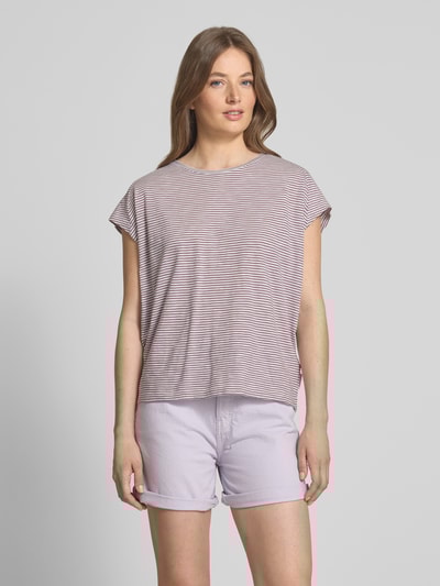 Armedangels Loose fit T-shirt van puur katoen Prune - 4