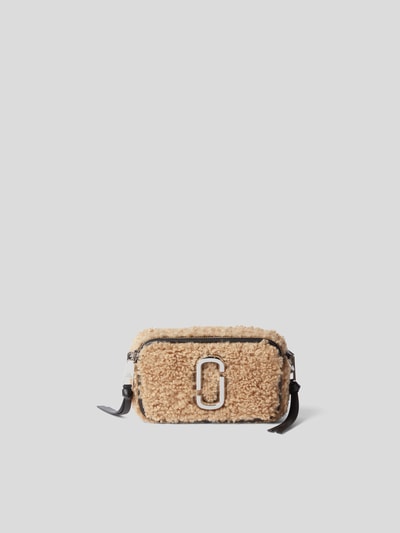 Marc Jacobs Crossbody Bag mit Teddyfellbesatz Beige 4