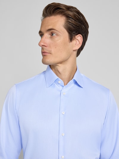 Christian Berg Men Regular fit zakelijk overhemd met kentkraag Bleu - 3