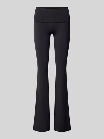 GUESS Activewear High Waist Schlaghose mit Mini Flare Black 1