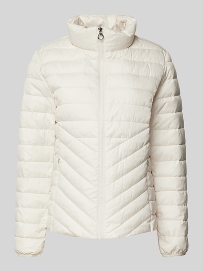 s.Oliver RED LABEL Regular Steppjacke mit Nahtreißverschlusstaschen Offwhite 2