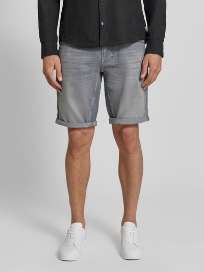 PME Legend Regular Fit Jeansshorts im 5-Pocket-Design Mittelgrau 4