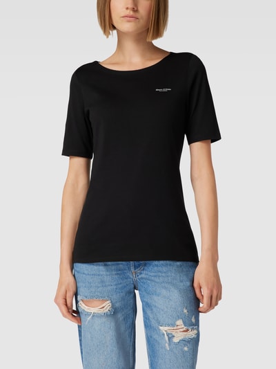 Marc O'Polo T-Shirt mit Logo-Print Black 4