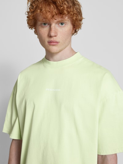 Pegador Oversized T-Shirt mit Label-Print Mint 3