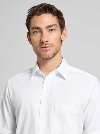 ETERNA Regular Fit Business-Hemd aus Baumwolle mit Kentkragen Weiss 3