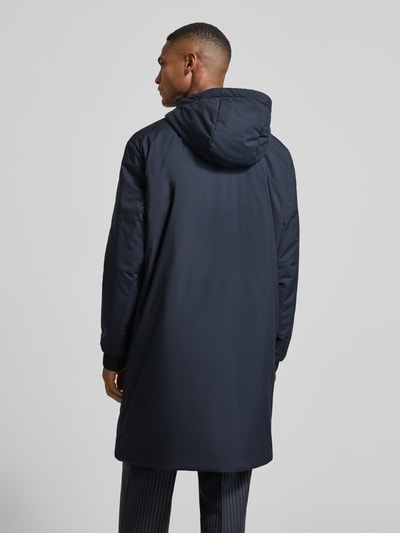 BOSS Regular fit lange jas en waterafstotende functie, model 'P-JARED-HD-PAD-261F' Marineblauw - 5