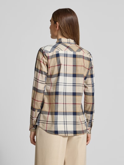 Barbour Bluzka koszulowa o kroju regular fit z czystej bawełny model ‘BREDON’ Beżowy 5