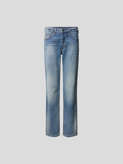 Diesel Straight Fit Jeans mit Knopfverschluss Jeansblau 2