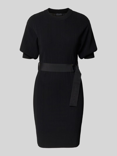 ARMANI EXCHANGE Knielanges Kleid mit Taillengürtel Black 2