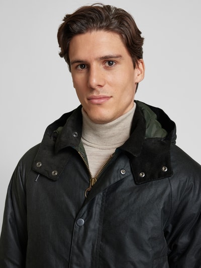 Barbour Jacke mit Pattentaschen Modell 'MODERN BEAUFORT' Oliv 3