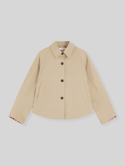 Tommy Hilfiger Oversized Hemdjacke aus Baumwoll-Mix Camel 2