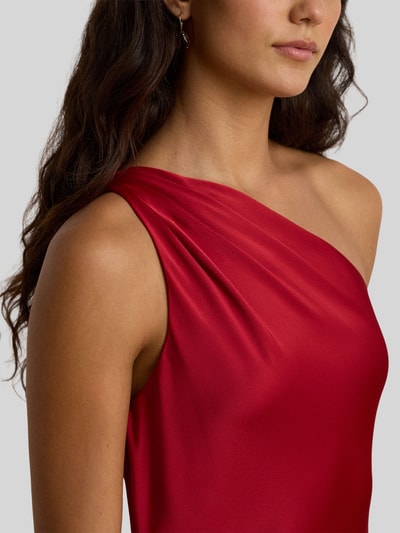 Lauren Ralph Lauren Sukienka na jedno ramię z asymetrycznym dekoltem na plecach Czerwony 3