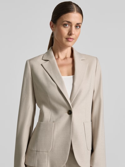 MORE & MORE Blazer mit Viskose-Anteil Sand Melange 3