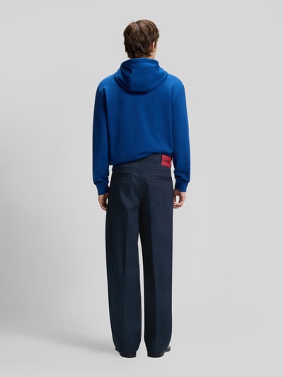HUGO Baggy Fit Weite Hose aus reiner Baumwolle Modell 'HUGO 249' Jeansblau 5