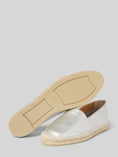 Castañer Espadrilles aus echtem Leder Modell 'KENDA' Silber 4