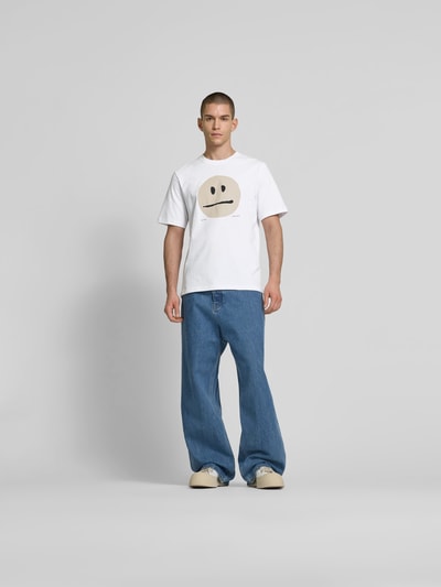 Wood Wood T-Shirt mit Motiv-Print Weiss 1