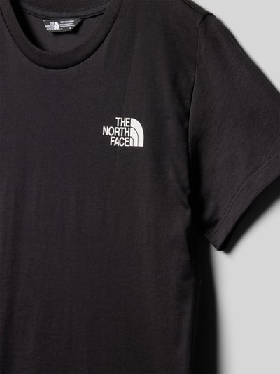 The North Face T-shirt met labelprint Zwart - 2