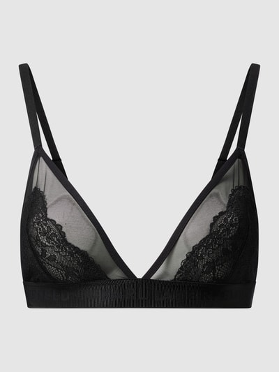 Karl Lagerfeld Triangel-BH aus Spitze  Schwarz 2