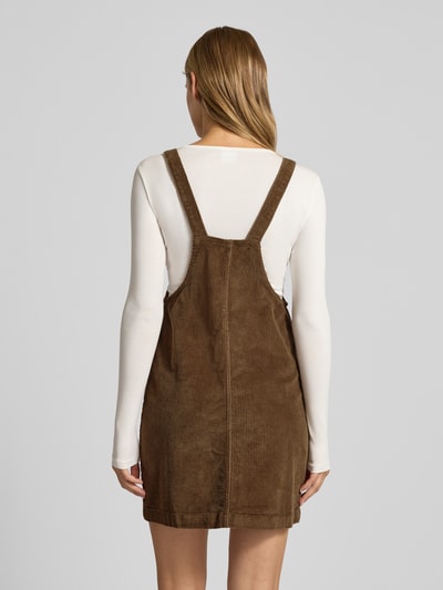 Only Leicht ausgestellt Freizeitkleid aus Baumwoll-Mix Modell 'GLOBAL'  Mittelbraun Mel 5