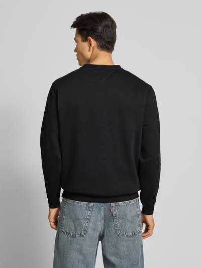 Tommy Jeans Regular fit sweatshirt van katoenmix Zwart - 5
