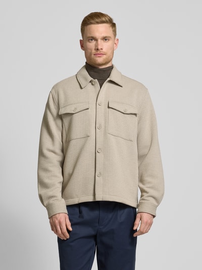 MCNEAL Hemdjacke mit Knopfleiste Beige 4