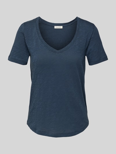 Marc O'Polo Regular fit T-shirt van puur katoen Marineblauw - 2
