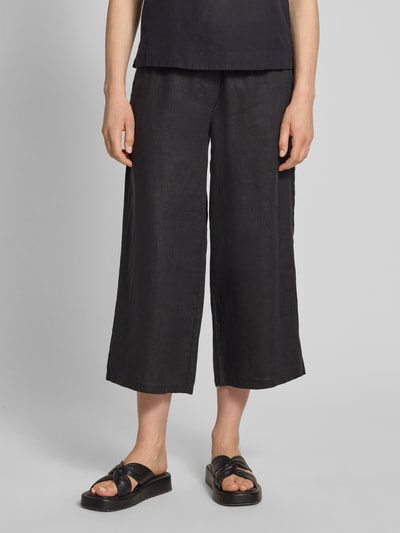 Christian Berg Woman Wide Leg Stoffhose mit Tunnelzug Black 4