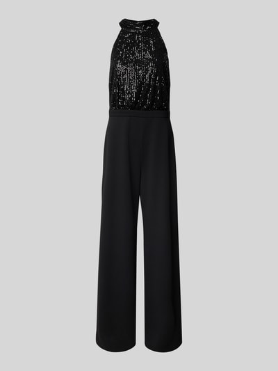 Swing Jumpsuit mit Paillettenbesatz Black 1