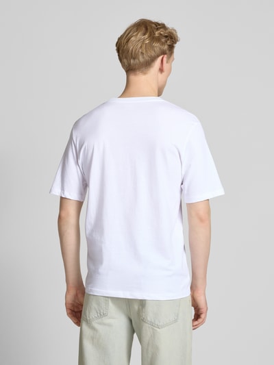 Jack & Jones T-Shirt mit Motiv-Print Modell 'ALMERIA' Weiss 5