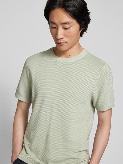 JAKE*S STUDIO MEN T-shirt met ronde hals Mintgroen - 3