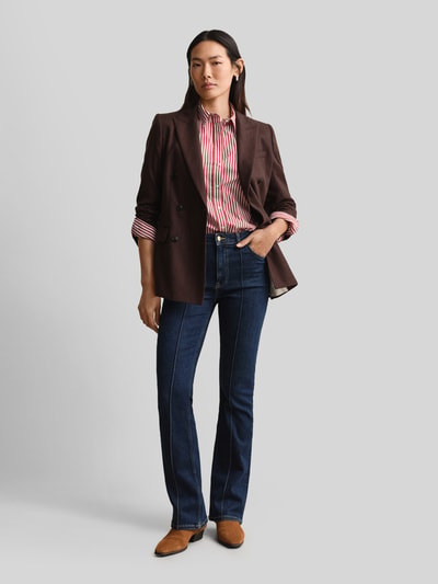 GANT Regular Fit Hemdbluse mit Logo-Stitching Rostrot 1