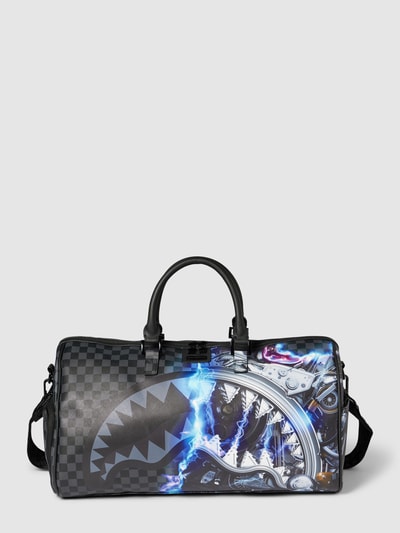 Sprayground Handtasche mit Motiv-Print Modell 'SHARKINATOR 3' Black 2