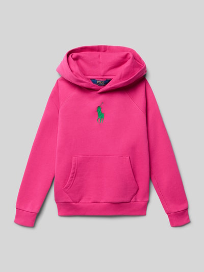 Polo Ralph Lauren Kids Regular Fit Hoodie aus Baumwoll-Mix Pink 1
