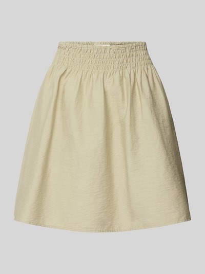 Marc O'Polo Denim Minirok van katoenmix met elastische band Rietgroen - 2