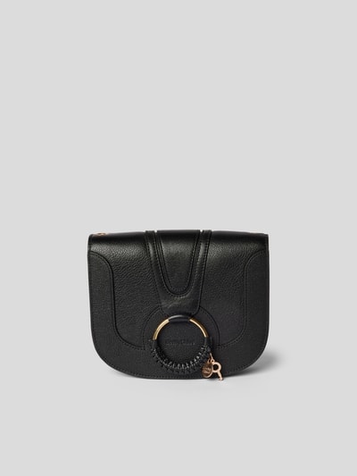 See by Chloé Saddle Bag mit Label-Prägung Schwarz 4