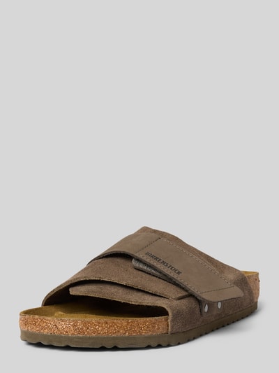 Birkenstock Sandalette mit Klettverschluss Modell 'Kyoto' Mittelgrau 1